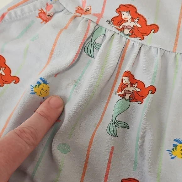 Disney Hanna Andersson Little Mermaid pockets play dress - Picture 3 of 3